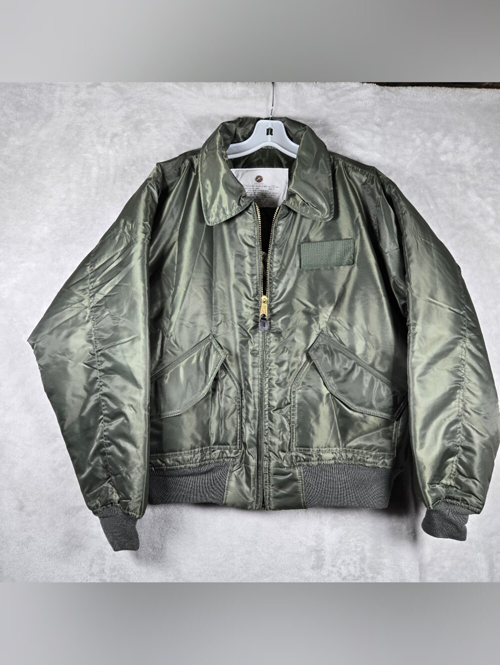 Rothco Flyers Intermediate Jacket Mens Size Large L CWU-45P Green Flight Bomber
